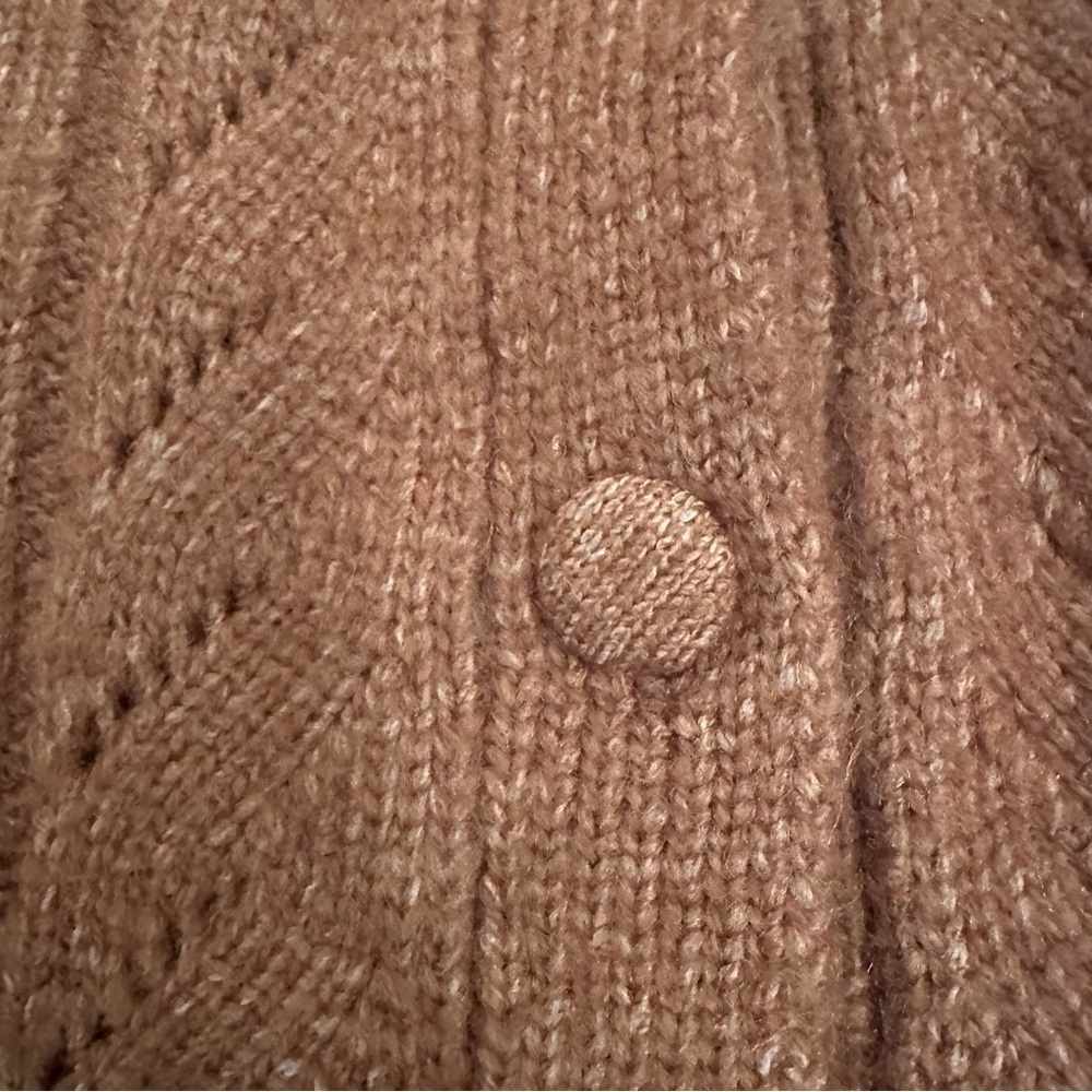 a.n.a Womens Crew Neck Short Sleeve Button Cardigan Size M (#3) - Picture 7 of 9